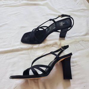 Satin FENDI Strappy Heels
